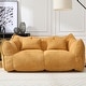 preview thumbnail 90 of 98, Modern Cute Chenille Upholstered Loveseat with High Resilience Foam