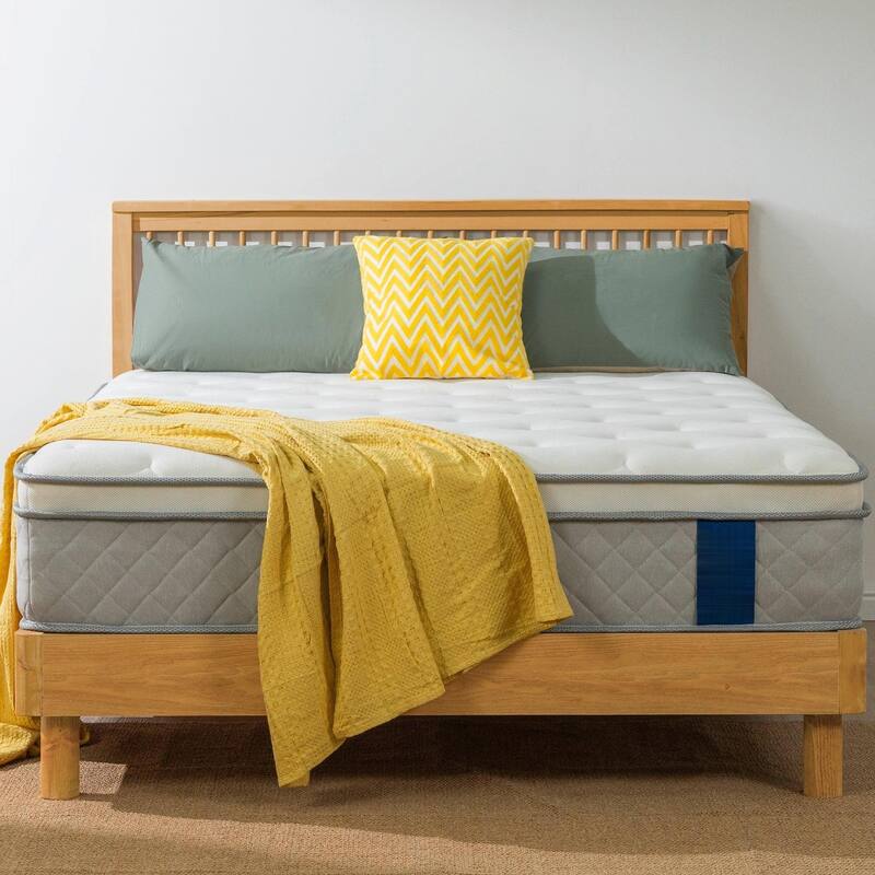 14" Breathable Memory Foam Mattress with Pocket Springs
