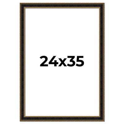 24x35 Frame Gold Antique Vintage Sold Wood Picture Frame | 1.75 Inch