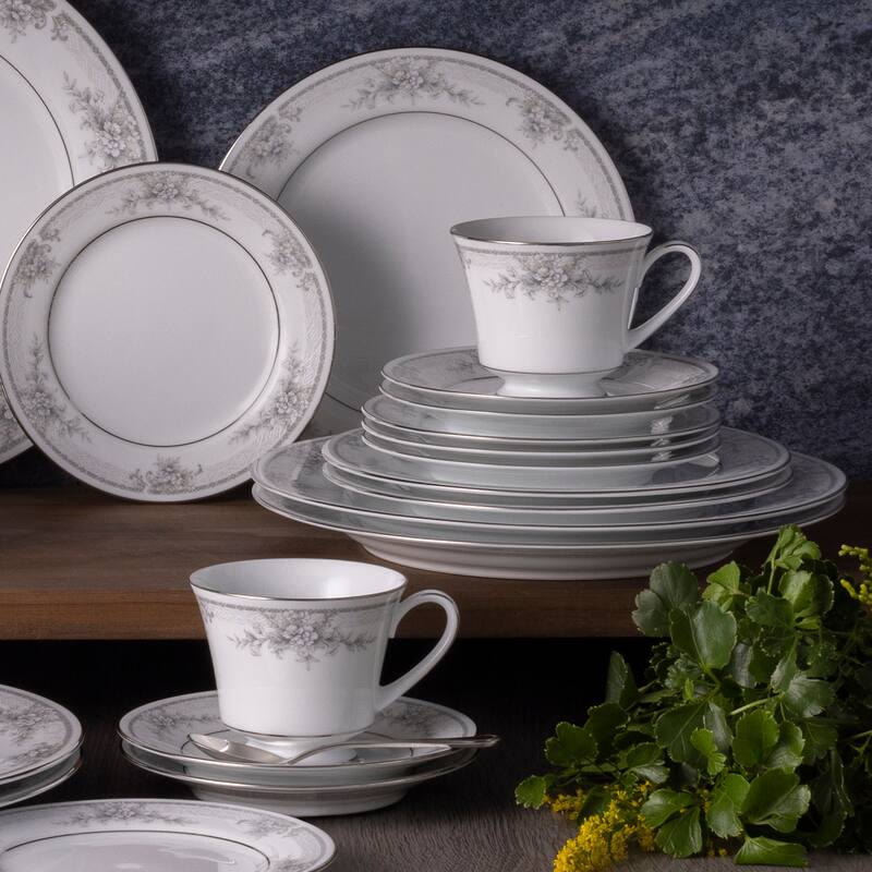Sweet Leilani 40-Piece Dinnerware Set, Service for 8