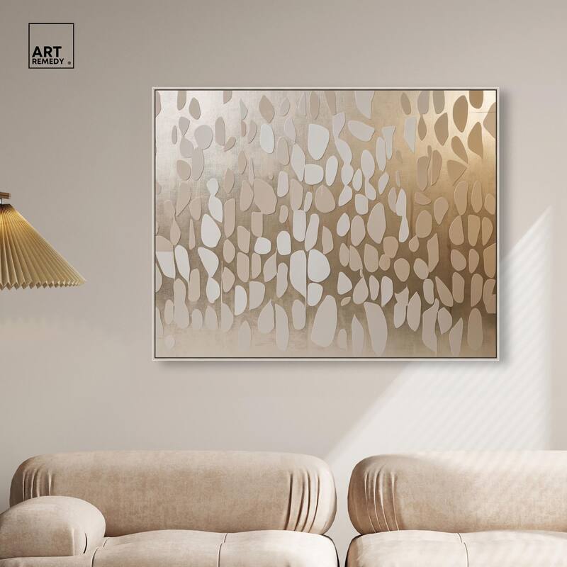 Glimmering Cascade Canvas by Art Remedy