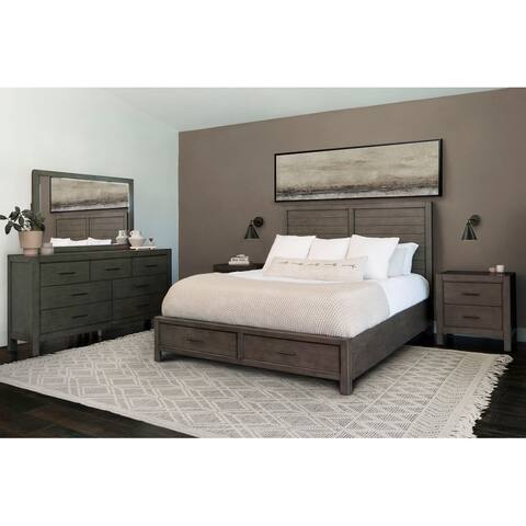 Abbyson Sonia 5 Piece Solid Wood Bedroom Set