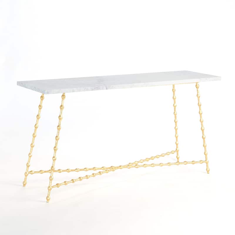 Elder Console-Gold Leaf - Gold Leaf