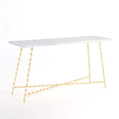 Elder Console-Gold Leaf