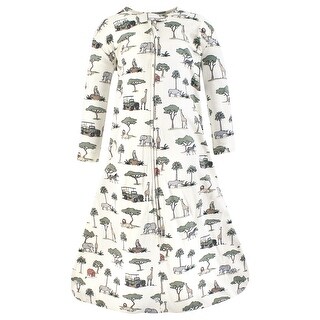 Hudson Baby Long Sleeve Cotton Jersey Sleeping Bag, Sack, Blanket, Going On Safari