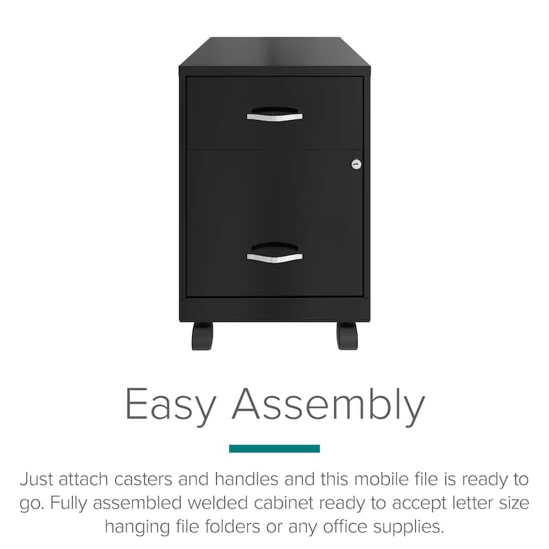 Space Solutions Home Office Desk and Storage Set