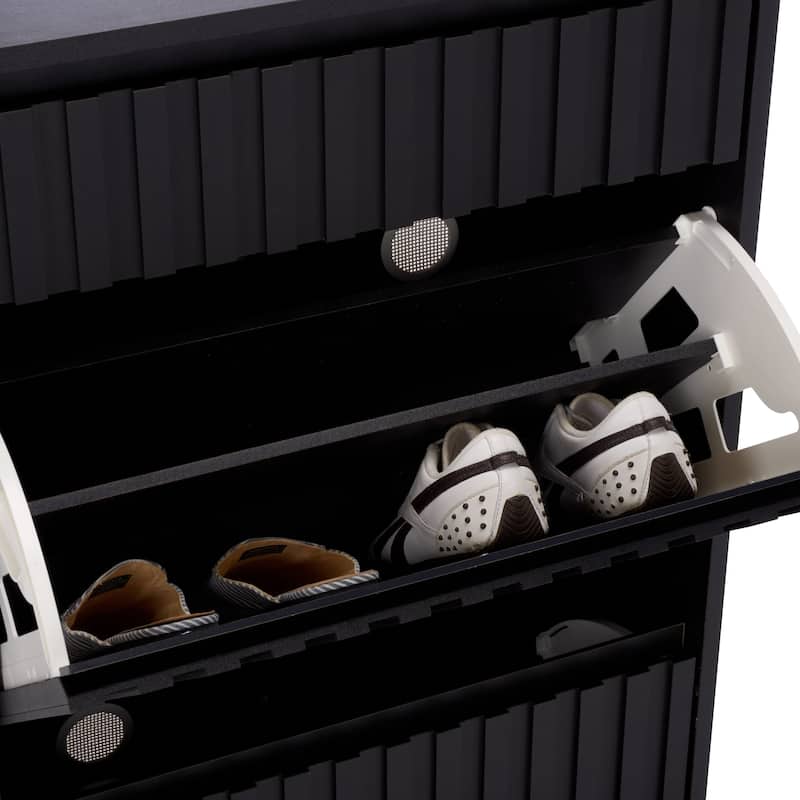 SAFAVIEH Home Sohan Shoe Rack - 9"W x 24"D x 41"H