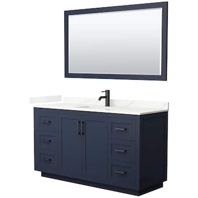 Wyndham Collection WCF292960S-QTZ-UNSM58 Miranda 60" Free Standing