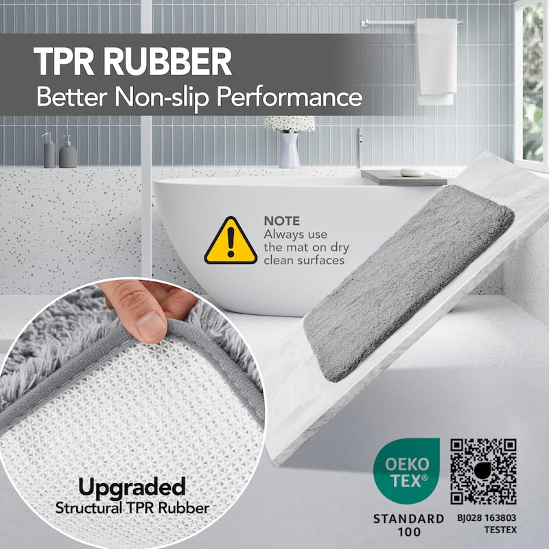 Deconovo Super Absorbent & Thick Bath Mat Rugs (1 PC)