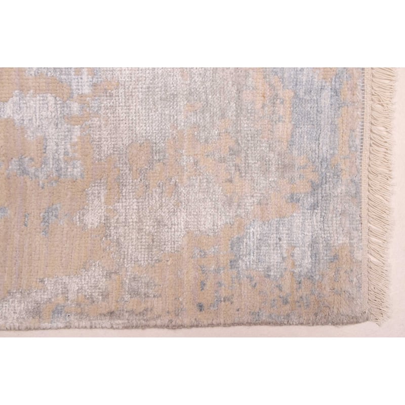 ECARPETGALLERY Hand-knotted Legacy Tan Silk, Wool Rug - 8'0 x 10'0