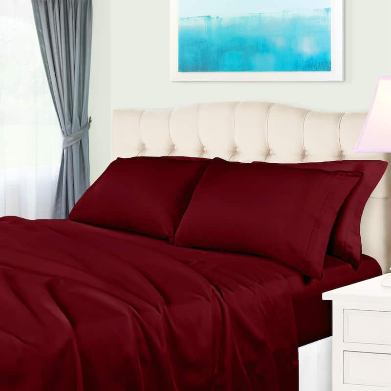 Superior Egyptian Cotton 650 Thread Count Deep Pocket Solid Sheet Set