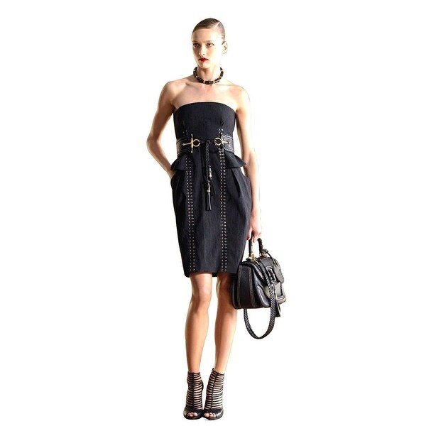 gucci strapless dress