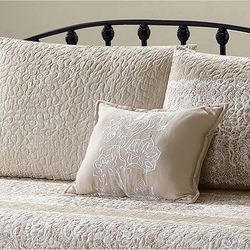 Serenta 6 Piece Cotton Blend Daybed Bedspread Coverlet Set - 75" x 39"