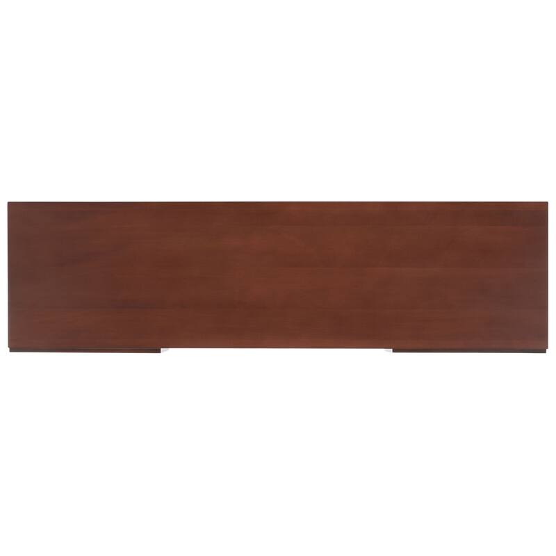 SAFAVIEH Cristen 1 Shelf Rattan Media Stand - 54" W x 15" D x 22" H - 54Wx15Dx22H