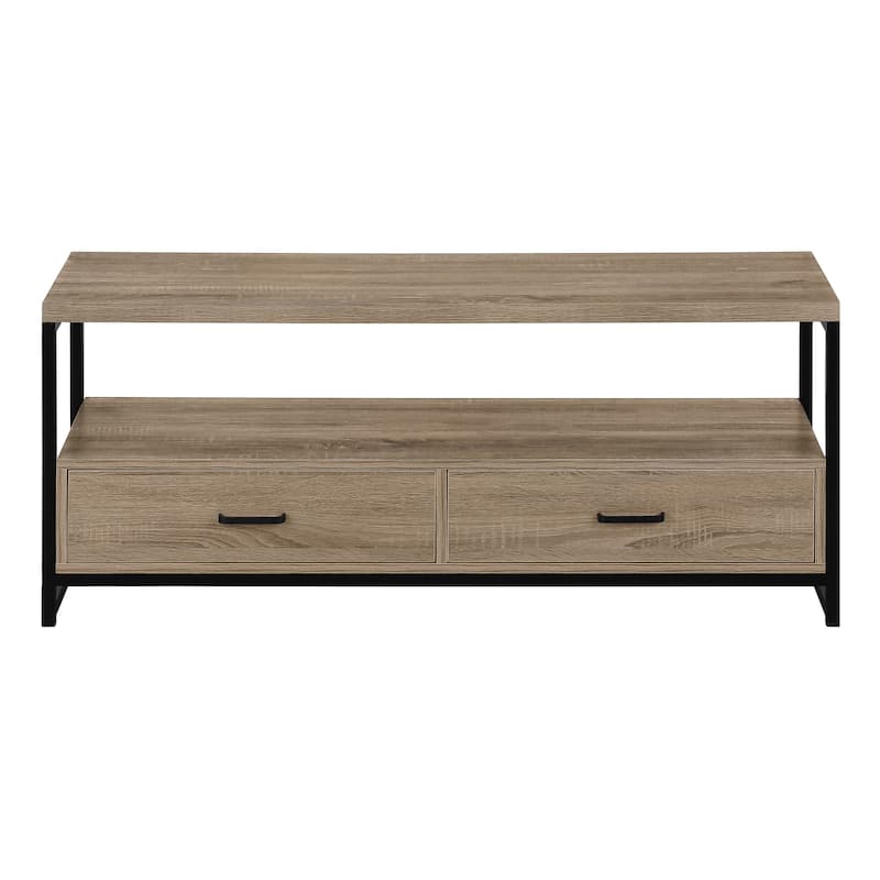 Tv Stand, 48 Inch, Console, Media Entertainment Center, Storage Drawers