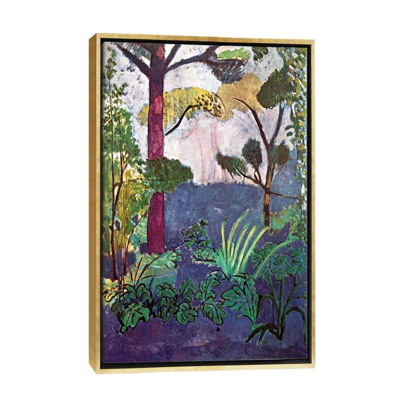 iCanvas "Moroccan Landscape (1913)" by Henri Matisse Framed Canvas Print - Gold - 26x18