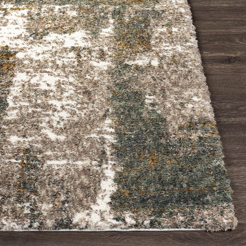 Livabliss Bohemian & Eclectic Celestial Shag Abstract Area Rug