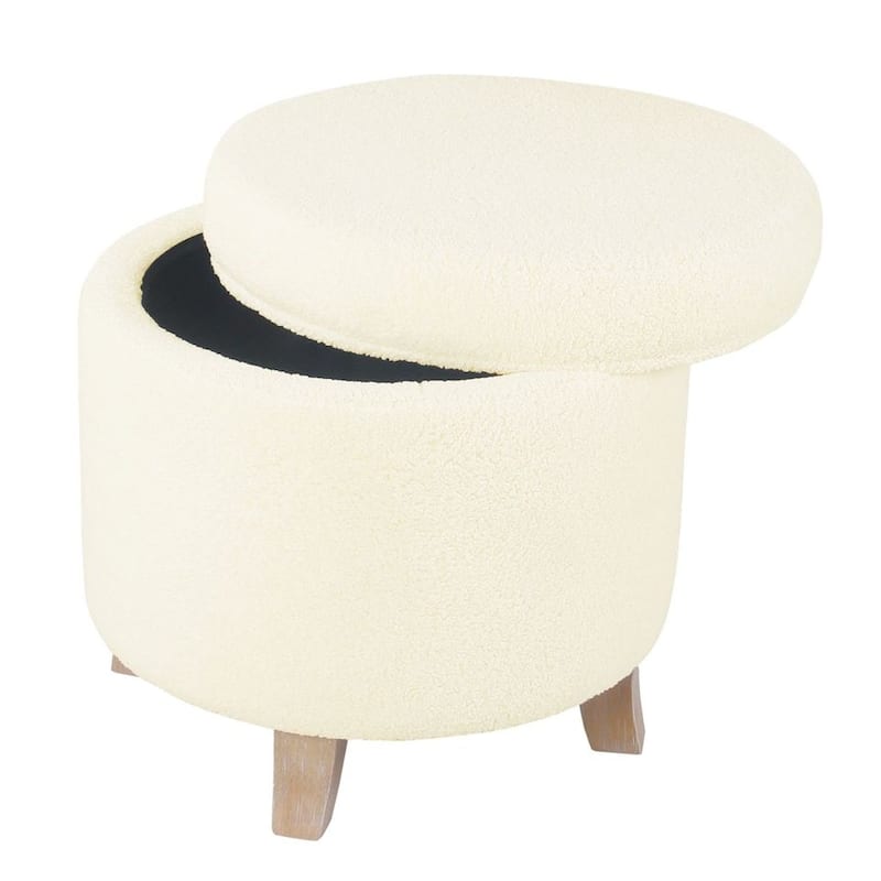 Carson Carrington Hnifsdalur Round Storage Ottoman