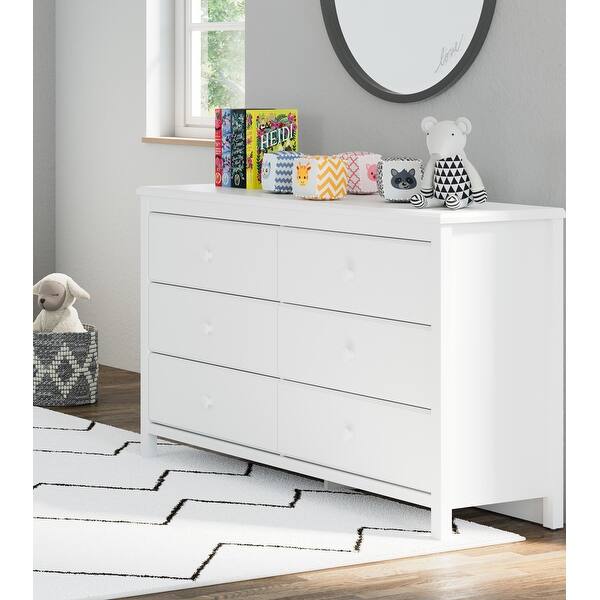 Shop Storkcaft Alpine 6 Drawer Dresser 6 Drawers Dresser With Handles Coordinates With Any Kids Bedroom Or Baby Nursery Overstock 28077497