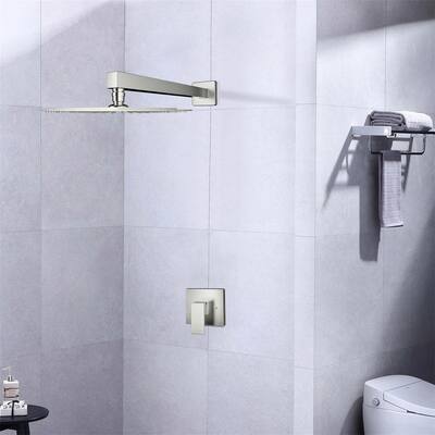 Wall Mounted Shower Faucet (Valve Included)