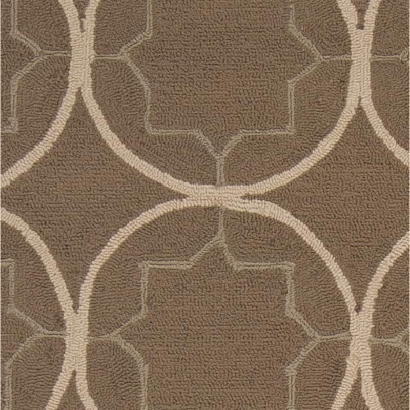 Hand-hooked Dolly Contemporary Geometric Indoor/ Outdoor Area Rug
