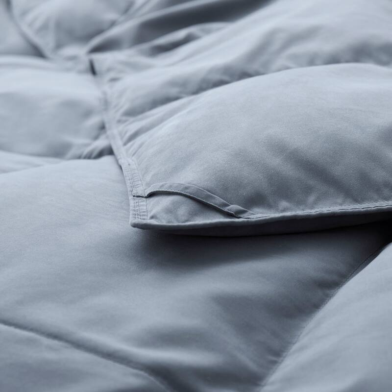 All Season & Lightweight Ultra Soft 360 TC White Goose Down Duvet Comforter