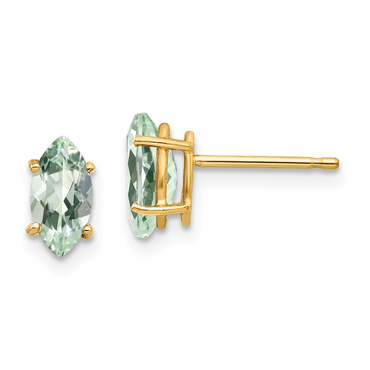 14k Garnet Marquise Stud Earring 14k Garnet Marquise Stud Earring