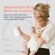 preview thumbnail 4 of 9, Portable Baby’s Brew Bottle Warmer – USB-C Rechargeable, Cordless Feeding On-the-Go - White - 6.5 x 4.5 x 3.5