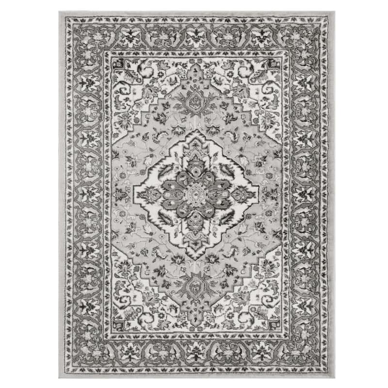 Superior Glendale Floral Medallion Indoor Area Rug