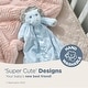 preview thumbnail 3 of 4, Bearington Baby Lil' Tracer 15" Light Blue Dinosaur Snuggler