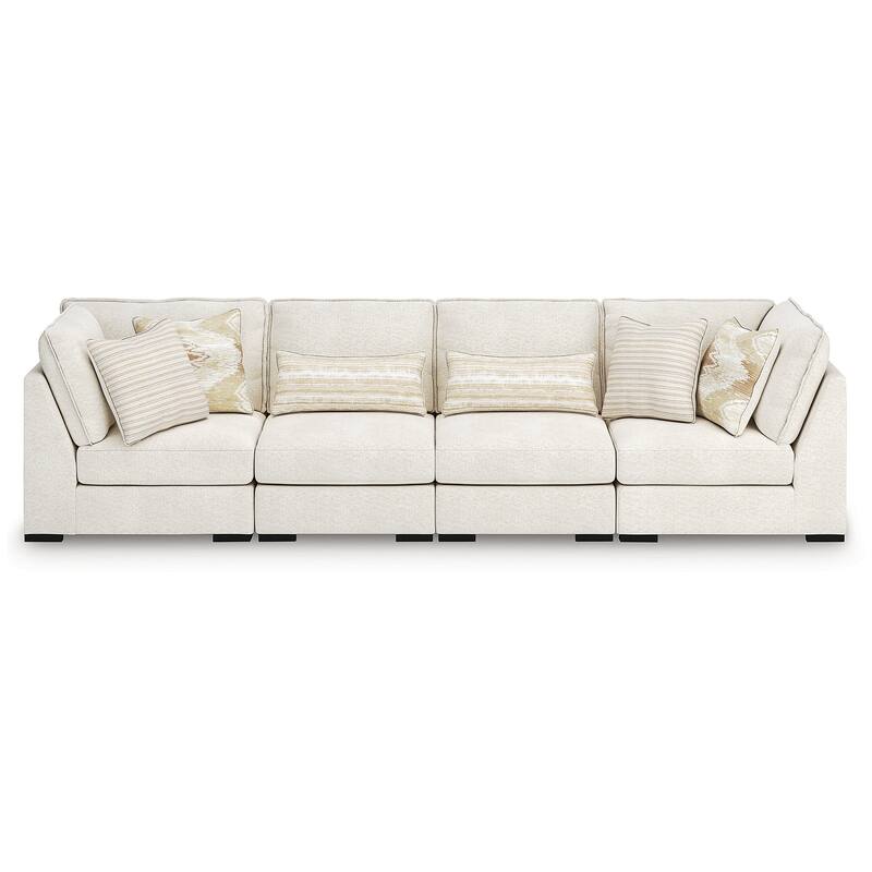 Signature Design by Ashley Donelson Creek White 4-Piece Sectional - 156" W x 43" D x 40" H