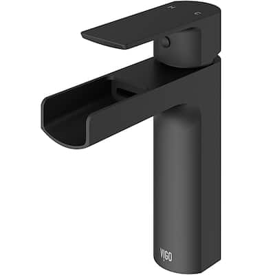 VIGO Ileana 7" H Single Handle Single Hole Bathroom Faucet