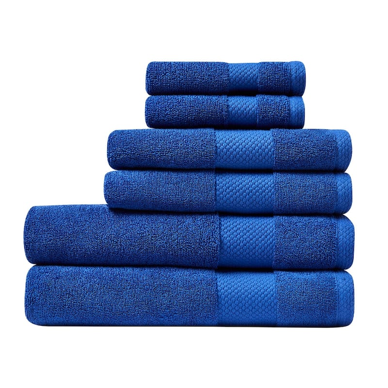 Lacoste Heritage Supima 100% Cotton 6 Piece Towel Set
