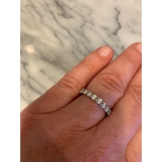 Details about   0.30 Carat Round Diamond Half Eternity 14K White Gold Wedding Engagement Ring