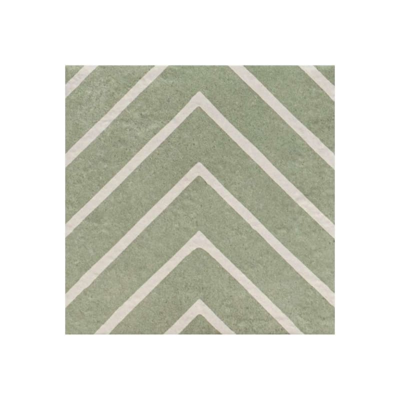 Verity Woven 8x8 Matte Porcelain Encaustic Tile - Floor, Wall, Backsplash