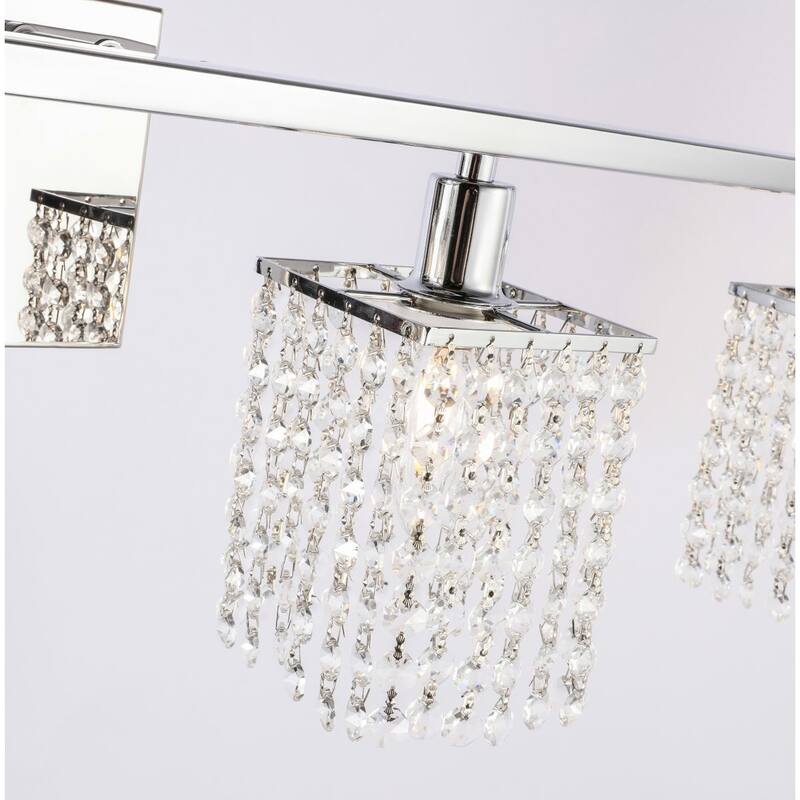Olivia 5-Light Clear Crystals Wall Sconce