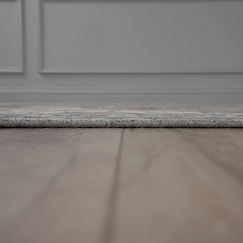 Alora Decor Greek Transitional Medallion Wool Area Rug