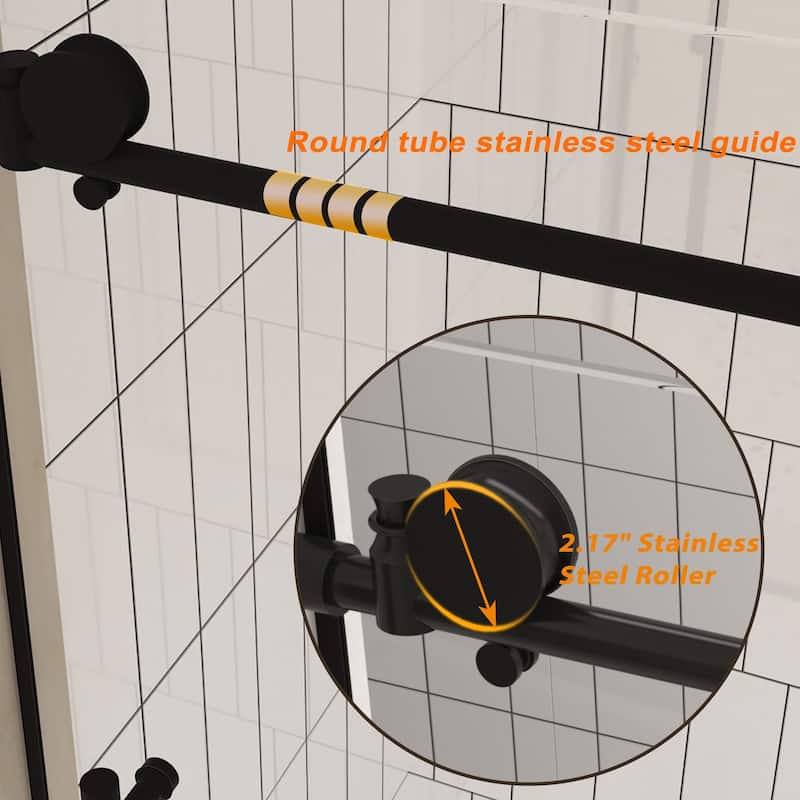 60x60 Inch Frameless Shower Door