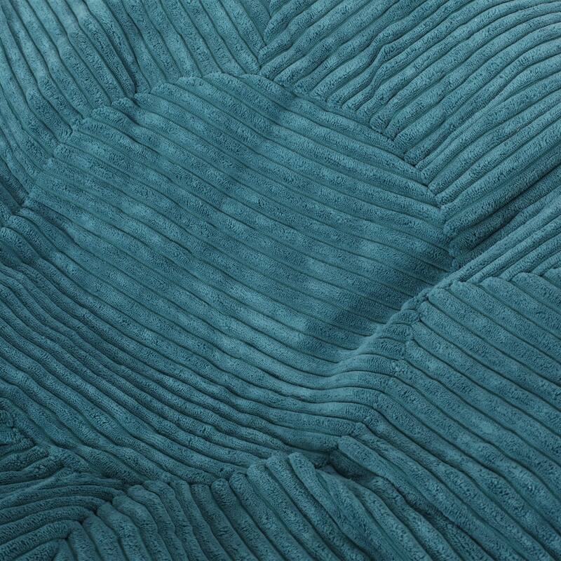 Kenli Modern Corduroy Polyester Bean Bag Chair by Christopher Knight Home