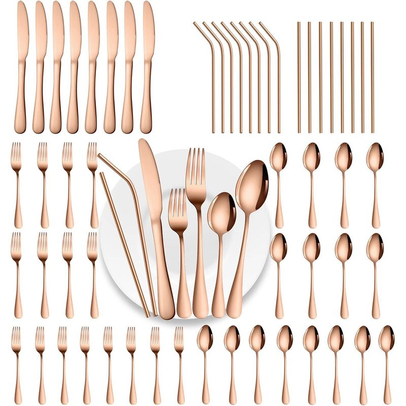 Gold Service for 8 Flatware Sets Bed Bath & Beyond