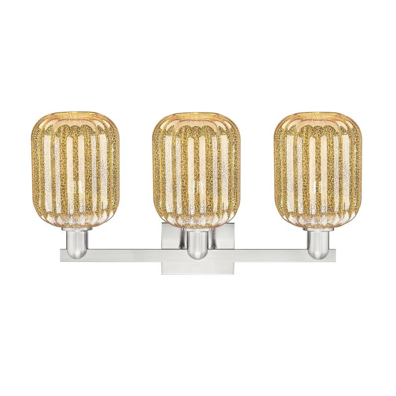 Innovations Lighting Downtown Urban - Preston - 3 Light 26" Jar Shade Bath Vanity Light