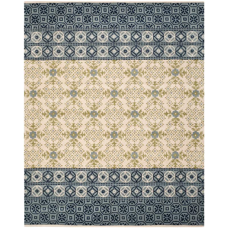 SAFAVIEH Handmade Bella Luanna Modern Floral Wool Rug
