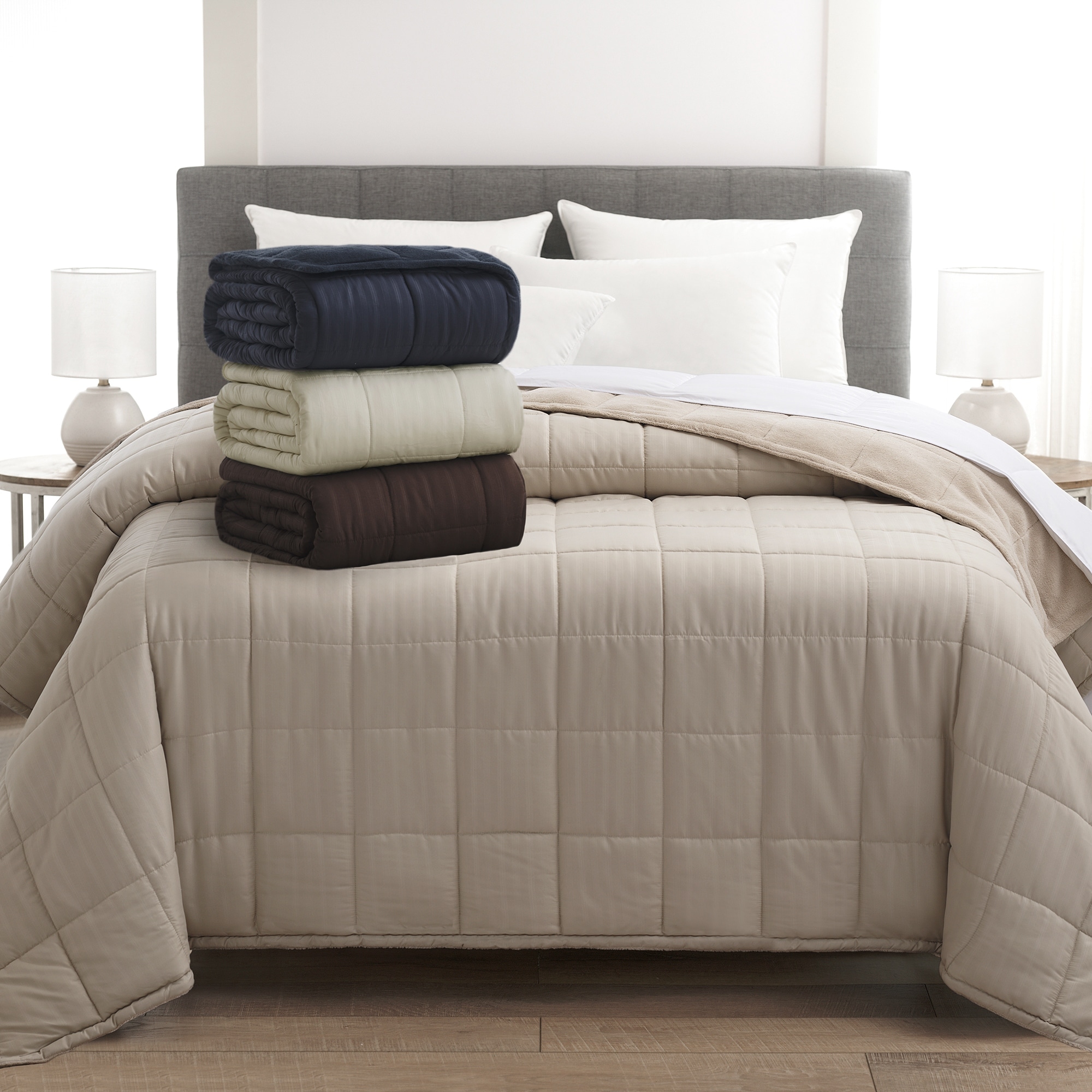 CLOSEOUT Plush Fleece Down Alternative Blanket by Cozy Classics