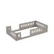preview thumbnail 12 of 24, Wood Twin Size Platform Bed with Guardrail and Semi-enclosed Fence