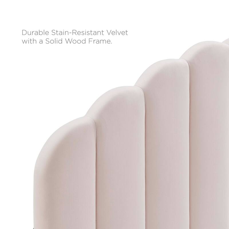 Veronique Twin Performance Velvet Headboard
