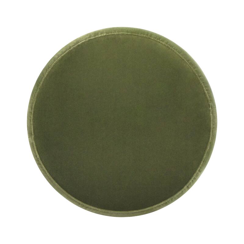 Jennifer Taylor Home Fuji 19" Upholstered Tufted Round Storage Ottoman