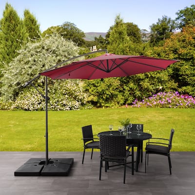 9.5ft Tilting Offset Patio Umbrella