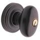 preview thumbnail 12 of 13, Baldwin Egg Style Single Cylinder Keyed Entry Door Knob Set with Egg Venetian Bronze