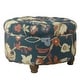 preview thumbnail 14 of 15, HomePop Tufted Round Storage Ottoman - Navy
