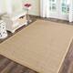 SAFAVIEH Giesela Natural Fiber Chunky Solid Color Sisal Area Rug - 5' x 8' - Maize